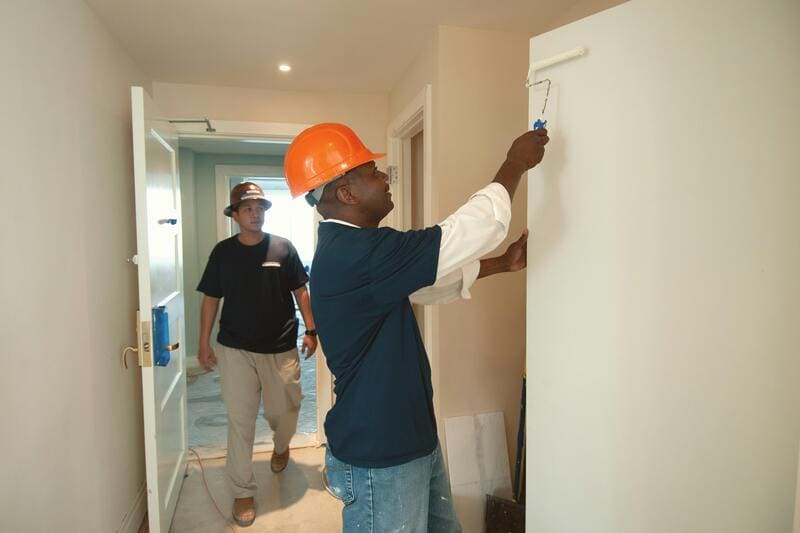 Painters contractor at work