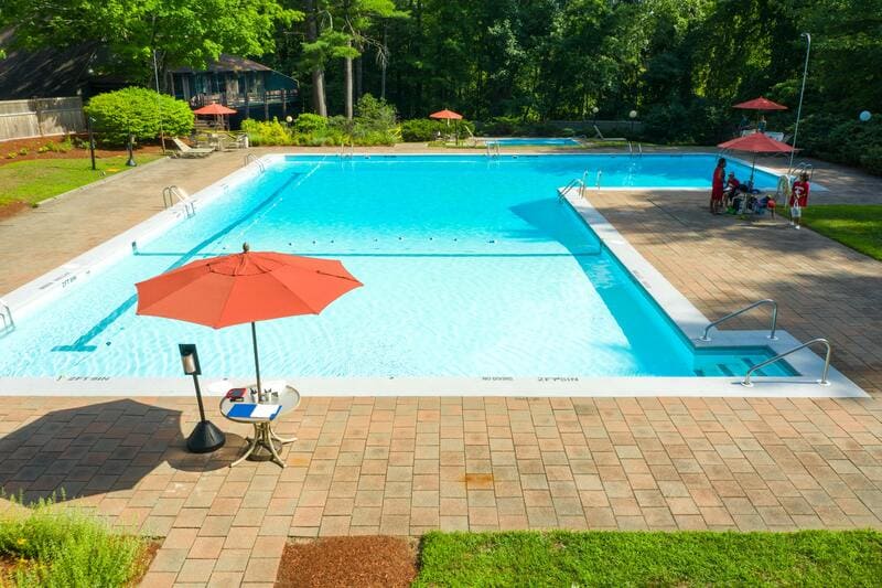 Pool Construction contractor at work