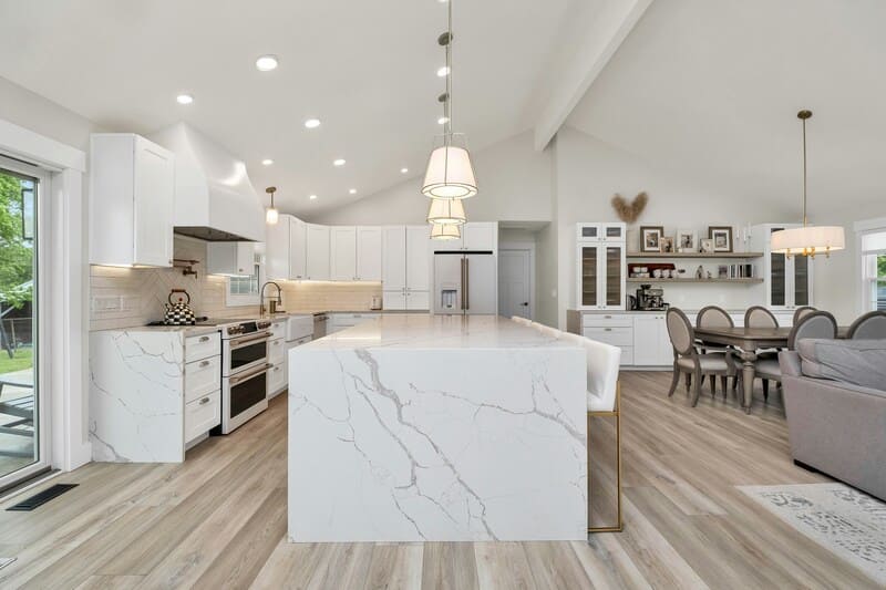 Remodeling contractor at work